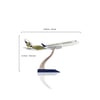 UCK0197Zekupp Boeing 737-800 1/250 Ölçek Fenerbahçe Lisanslı Beyaz Tasarım Maket Uçak