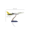 UCK0198Zekupp Boeing 737-800 1/100 Ölçek Fenerbahçe Lisanslı  Maket Uçak