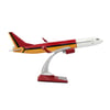 UCK0208Zekupp Boeing 737-800 1/100 Ölçek Sarı Kırmızı Klasik Maket Uçak