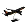 UCK0211Zekupp Boeing 737-800 1/100 Ölçek Klasik Aslan Tasarımlı Siyah Maket Uçak