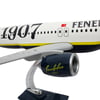 UCK0213Zekupp Airbus 320-200 1/60 Ölçek Fenerbahçe Lisanslı 1907 Klasik Tasarım Keman Boy Maket Uçak  