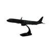 UCK0222Zekupp Airbus A321 1/200 Ölçek  Siyah Çizgili Tasarım Plastik Maket Uçak