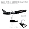 UCK0224Zekupp Boeing 737-800 1/100 Ölçek Beşiktaş Lisanslı Kara Kartal Tasarım  Maket Uçak