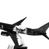 UCK0224Zekupp Boeing 737-800 1/100 Ölçek Beşiktaş Lisanslı Kara Kartal Tasarım  Maket Uçak