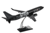 UCK0224Zekupp Boeing 737-800 1/100 Ölçek Beşiktaş Lisanslı Kara Kartal Tasarım  Maket Uçak