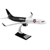 UCK0225Zekupp Boeing 737-800 1/100 Ölçek Beşiktaş Lisanslı Çizgili Tasarım  Maket Uçak