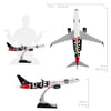 UCK0226Zekupp Boeing 737-800 1/100 Ölçek Beşiktaş Lisanslı 1903 Logolu Maket Uçak