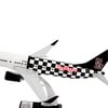 UCK0228Zekupp Boeing 737-800 1/100 Ölçek Beşiktaş Lisanslı Damalı Tasarım Maket Uçak