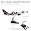 UCK0228Zekupp Boeing 737-800 1/100 Ölçek Beşiktaş Lisanslı Damalı Tasarım Maket Uçak