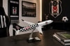 UCK0228Zekupp Boeing 737-800 1/100 Ölçek Beşiktaş Lisanslı Damalı Tasarım Maket Uçak