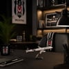 UCK0231Zekupp Airbus 321 1/200 Ölçek Beşiktaş Lisanslı Klasik Tasarım Nostalji Maket Uçak