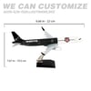 UCK0234Zekupp Airbus 321 1/200 Ölçek Beşiktaş Lisanslı Çizgili Tasarım  Maket Uçak