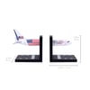 USA Boeing 737 Uçak Motifli Kitap Tutucu, 1/100 Ölçeklİ Uçak Modelli Kitap Desteği