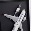 Zekupp Airbus A320 Model Uçak Tablo, Ahşap Duvar Dekorasyonu, 1/100 Ölçekli 3 Boyutlu Uçak Tablo, Özel Renk Seçenekli Özel El Yapımı Hediye