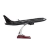 Zekupp Boeing 737-800 1/100 Ölçek Çizgi  Detaylı Siyah Tasarımlı Model Uçak