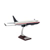 Zekupp Boeing 737-800 1/100 Ölçekli Beyaz Şeritli Tasarım Model Uçak