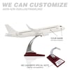 ZekUpp - Maket Uçak - Airbus 320-200 1/100 - Beyaz ÖZEL TASARIM Model Uçak