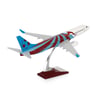 ZekUpp - Maket Uçak - Boeing 737-800 1/100 - BORDO MAVİ TARAFTAR Özel Tasarım Model Uçak