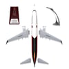 Zekupp - Maket Uçak - Boeing 737-800 1/100 - ALMANYA ÖZEL TASARIM Model Uçak