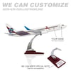 ZekUpp - Maket Uçak - Boeing 737-800 1/100 - BORDO MAVİ TARAFTAR Özel Tasarım Model Uçak