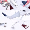 Zekupp - Maket Uçak - Boeing 737-800 1/100 - ABD ÖZEL TASARIM Model Uçak