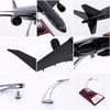 Zekupp - Maket Uçak - Boeing 777-300 1/200 - SİYAH ÖZEL TASARIM Model Uçak