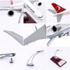 Zekupp - Maket Uçak THY LİSANSLI - Boeing 777-300 1/200 - TK Tasarımlı Model Uçak