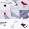 ZekUpp - THY LİSANSLI Maket Uçak, Airbus A330-300 1/100,  THY Model Uçak