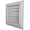 30 cm x 30 cm Alüminyum Hareketli Menfez Yüzeysel Banyo Wc Havalandırma Menfezi Beyaz