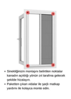 Pimapen Pencere Sürgülü Sineklik Alüminyum Pileli Sineklik 