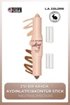 Duo Stick Contour & Glow - 2'Si Bir Arada Aydınlatıcı&Kontür Stick #CCS598 Neutral/Medium