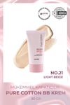Eyenlip Beauty Saf Pamuk İçeren Kapatıcı BB Krem 21 Açık Bej