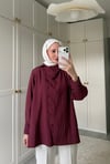ASİMETRİK YAKA GÖMLEK