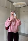 ŞEKER PEMBESİ BOMBER CEKET