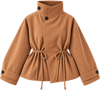 SÜET DOKULU CEKET CAMEL
