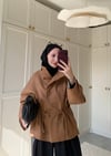 SÜET DOKULU CEKET CAMEL