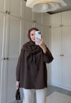 VERONA ÇİZGİLİ ŞAL DETAYLI GÖMLEK