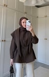 VERONA ÇİZGİLİ ŞAL DETAYLI GÖMLEK
