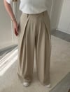 ZR MODEL ÖNÜ PİLİLİ PANTOLON KREM