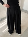 ZR MODEL ÖNÜ PİLİLİ PANTOLON SİYAH