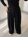 ZR MODEL ÖNÜ PİLİLİ PANTOLON SİYAH