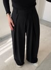 ZR MODEL ÖNÜ PİLİLİ PANTOLON SİYAH