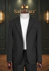 Çizgili Siyah Spor Takım Elbise SD42474