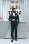 Erkek Takım Elbise Yelekli Yeşil SD42423