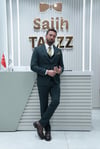 Erkek Takım Elbise Yelekli Yeşil SD42423