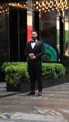 Frak İtalyan Kesim Slim Fit Siyah (Özel Dikim)SD3444