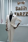 Krem Premium Erkek Takım Elbise Günlük ve Özel Gün Kullanımı SD42402