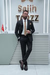 Kruvaze Çizgili Erkek Takım Elbise SD42413