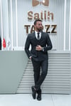 Kruvaze Füme Erkek Takım Elbise SD42418
