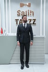Kruvaze Siyah Erkek Takım Elbise SD42416